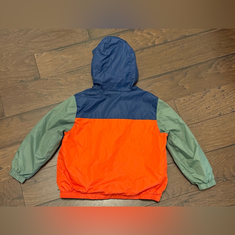 Mini Boden Waterproof Color Block Pack Away Jacket 5-6y - Picture 2 of 5
